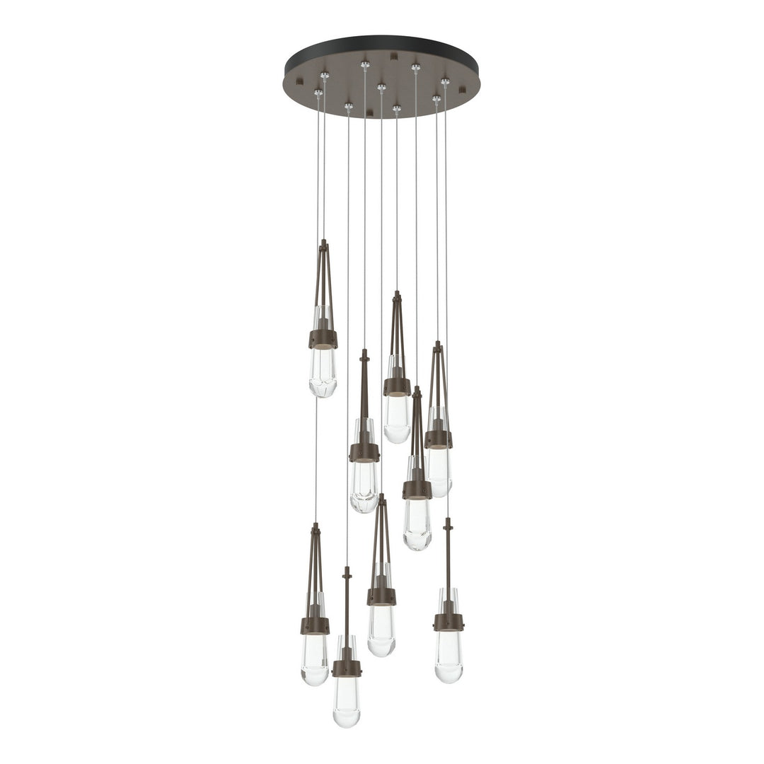Hubbardton Forge Canada - 131108-SKT-STND-05-ZM0434 - LED Pendant - Link - Bronze