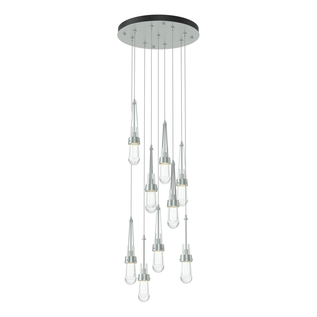 Hubbardton Forge Canada - 131108-SKT-STND-82-ZM0434 - LED Pendant - Link - Vintage Platinum