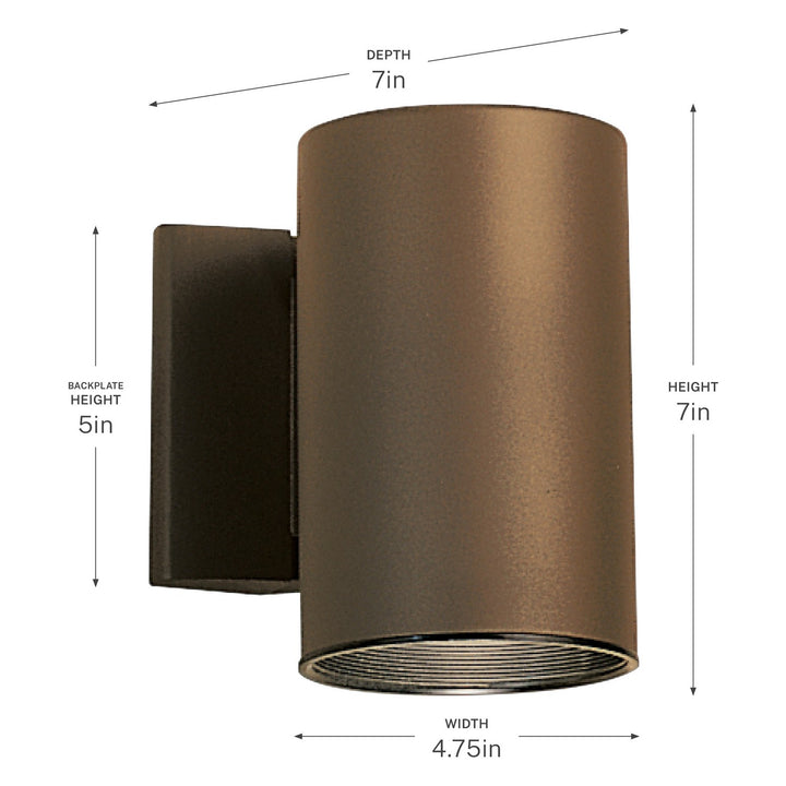 Kichler Canada - 9234AZ - One Light Outdoor Wall Mount - Architectural Bronze