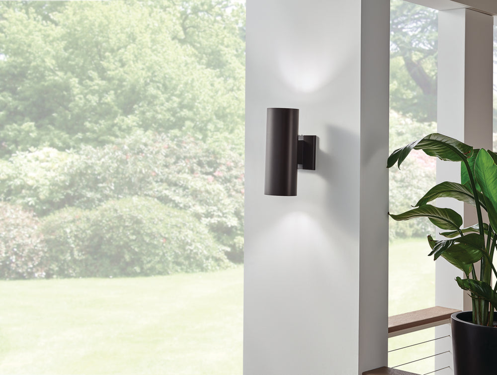 Kichler Canada - 9244AZ - Two Light Outdoor Wall Mount - Architectural Bronze