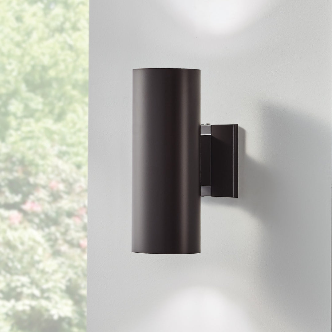 Kichler Canada - 9244AZ - Two Light Outdoor Wall Mount - Architectural Bronze