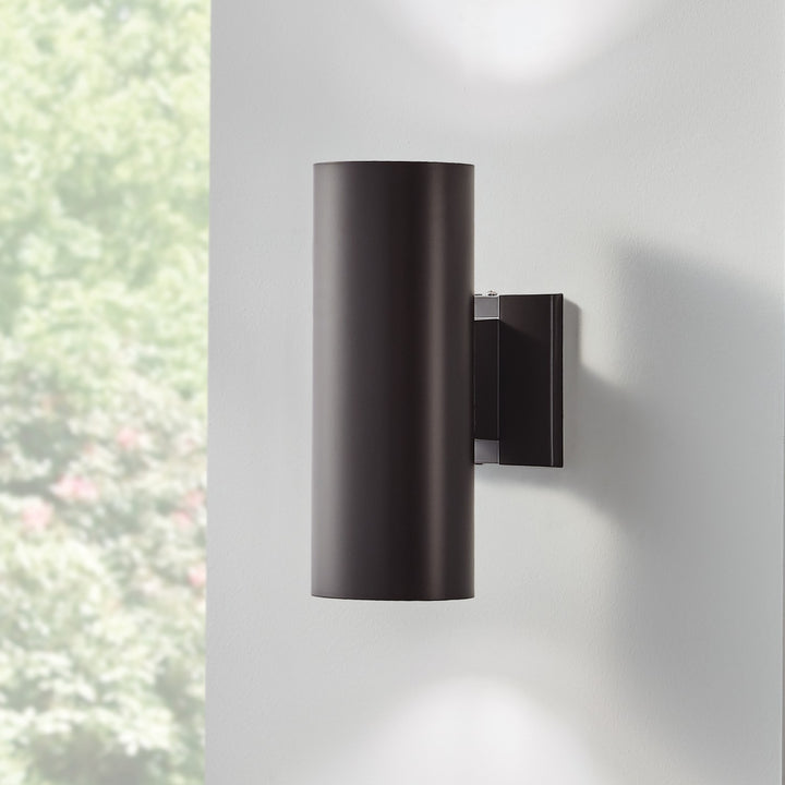 Kichler Canada - 9244AZ - Two Light Outdoor Wall Mount - Architectural Bronze