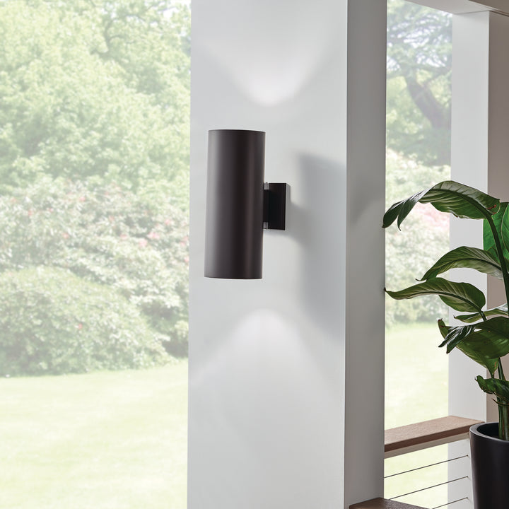 Kichler Canada - 9246AZ - Two Light Outdoor Wall Mount - Architectural Bronze