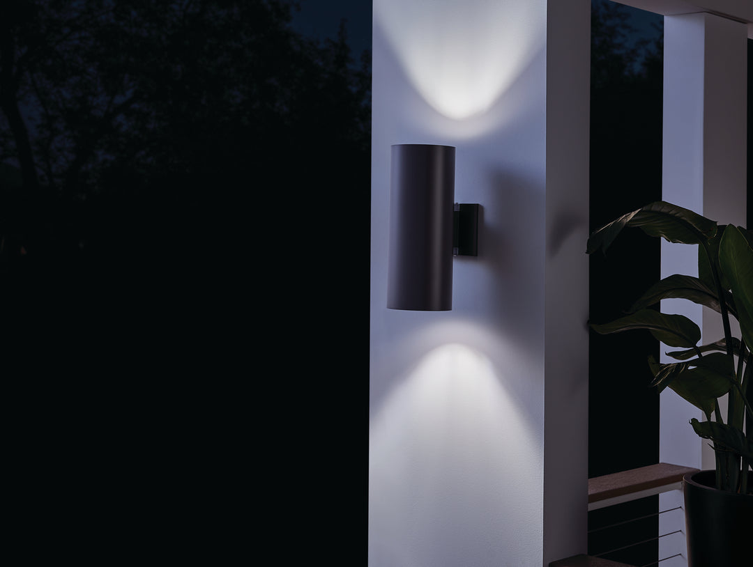 Kichler Canada - 9246AZ - Two Light Outdoor Wall Mount - Architectural Bronze