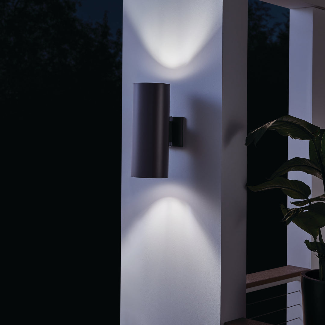 Kichler Canada - 9246AZ - Two Light Outdoor Wall Mount - Architectural Bronze