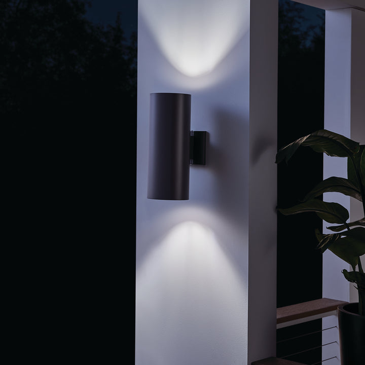 Kichler Canada - 9246AZ - Two Light Outdoor Wall Mount - Architectural Bronze