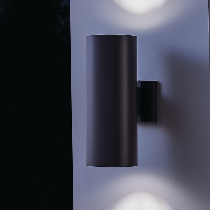 Kichler Canada - 9246AZ - Two Light Outdoor Wall Mount - Architectural Bronze