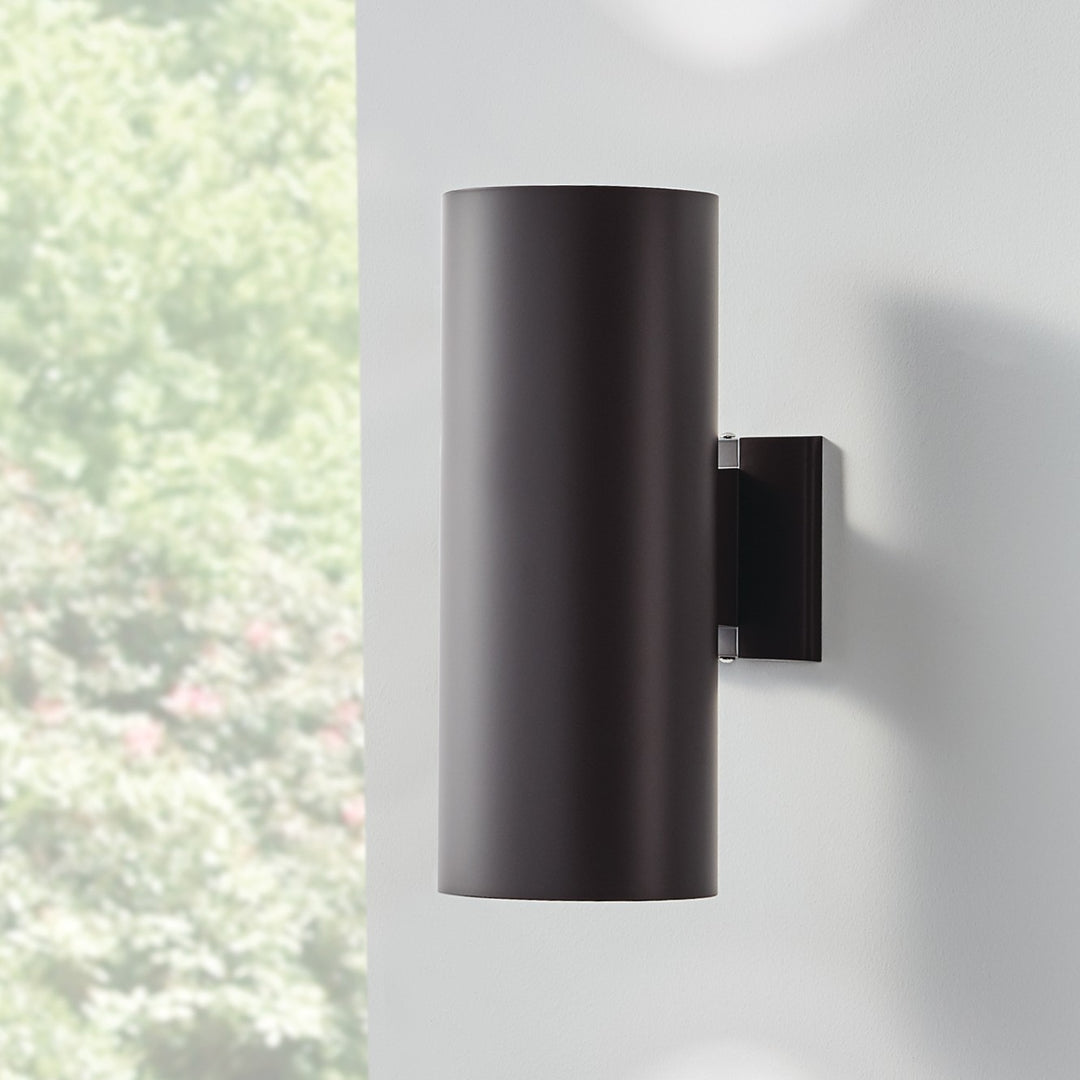 Kichler Canada - 9246AZ - Two Light Outdoor Wall Mount - Architectural Bronze