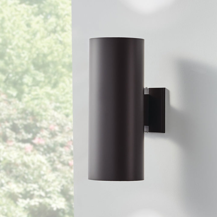 Kichler Canada - 9246AZ - Two Light Outdoor Wall Mount - Architectural Bronze