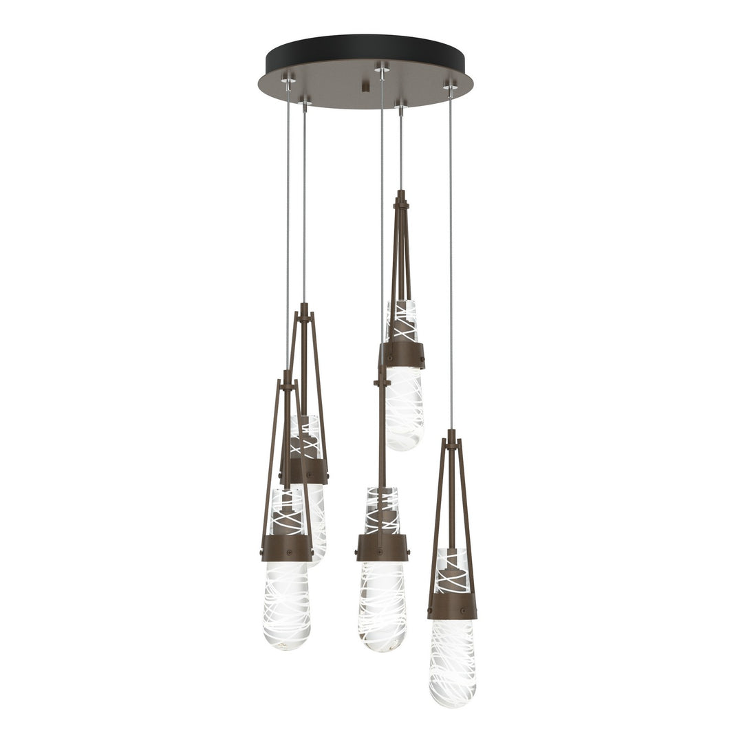 Hubbardton Forge Canada - 131120-SKT-STND-05-YJ0434 - LED Pendant - Link - Bronze