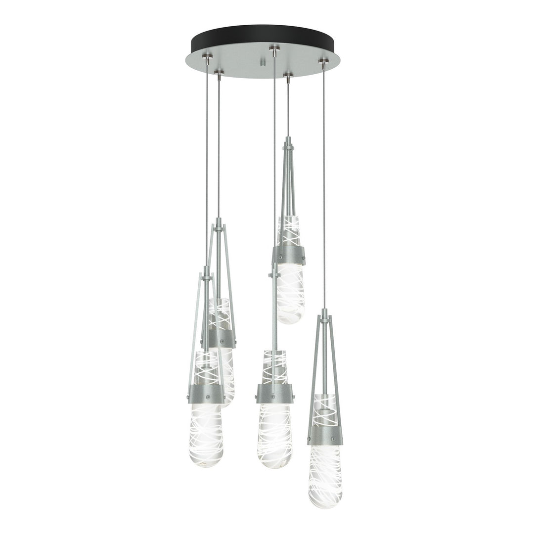 Hubbardton Forge Canada - 131120-SKT-STND-82-YJ0434 - LED Pendant - Link - Vintage Platinum