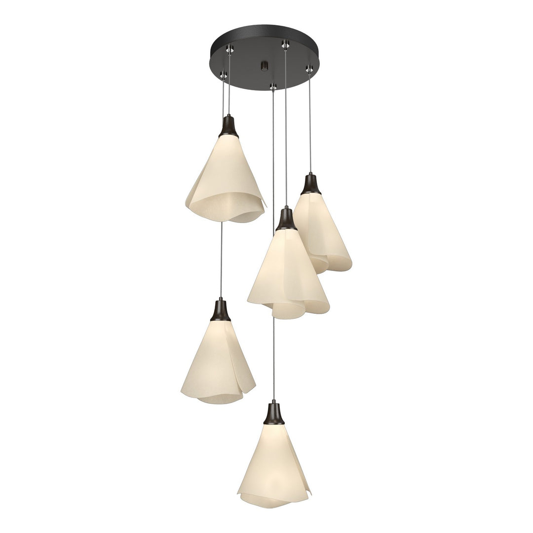 Hubbardton Forge Canada - 131122-SKT-STND-14-SH1987 - LED Pendant - Mobius - Oil Rubbed Bronze
