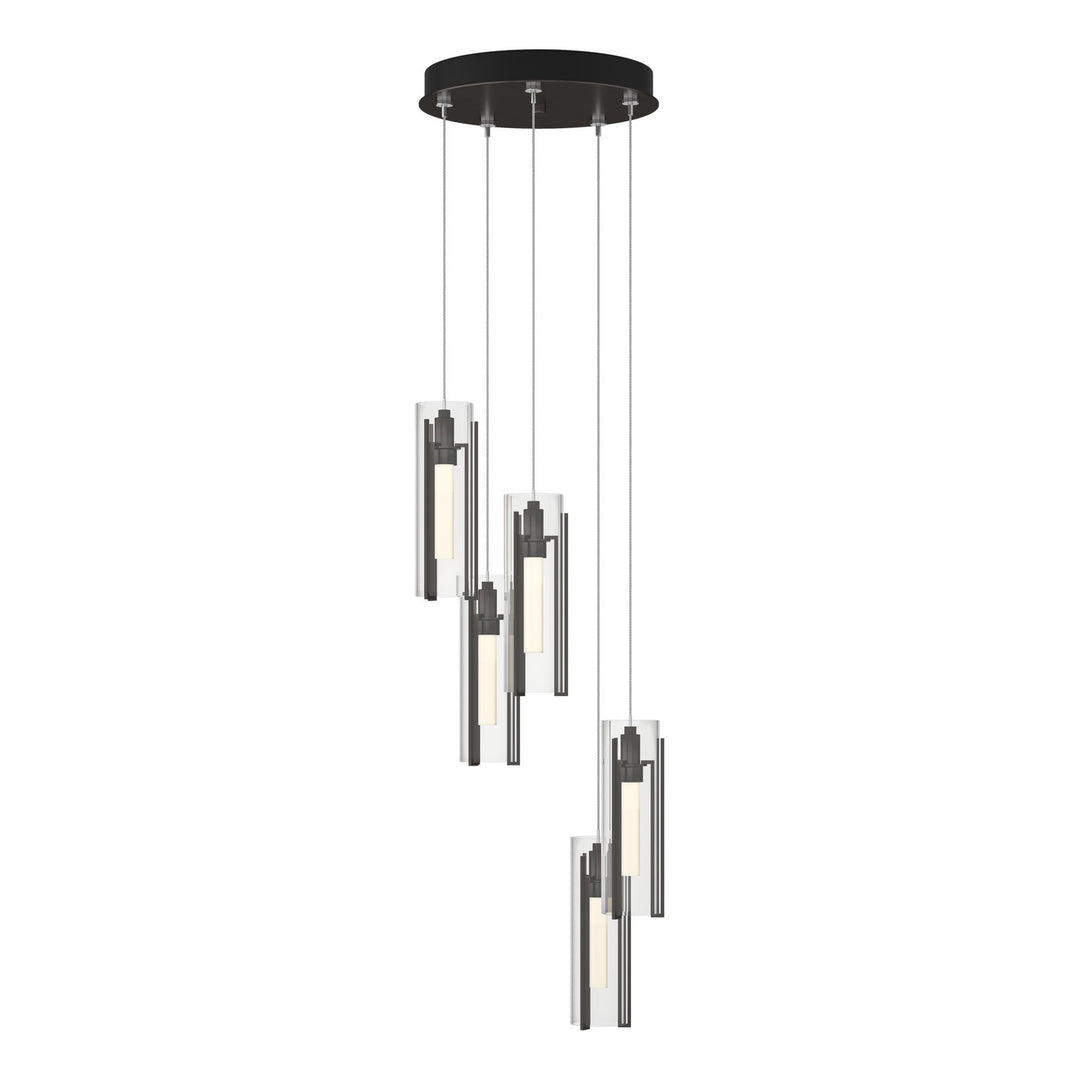 Hubbardton Forge Canada - 131124-SKT-STND-14-ZM0065 - LED Pendant - Exos Glass - Oil Rubbed Bronze