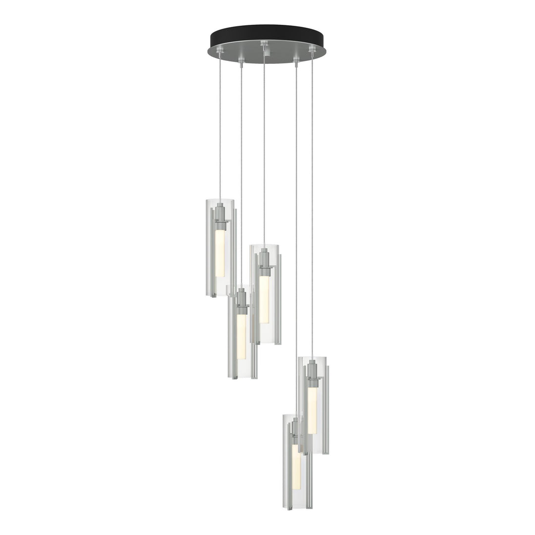 Hubbardton Forge Canada - 131124-SKT-STND-82-ZM0065 - LED Pendant - Exos Glass - Vintage Platinum