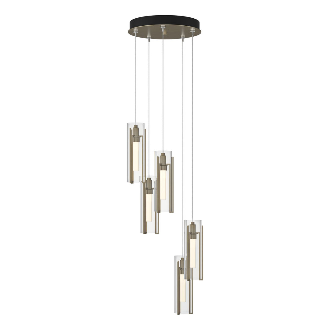 Hubbardton Forge Canada - 131124-SKT-STND-84-ZM0065 - LED Pendant - Exos Glass - Soft Gold
