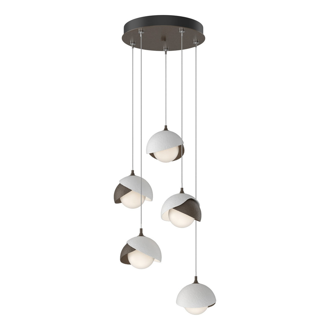 Hubbardton Forge Canada - 131125-SKT-STND-05-02-GG0711 - LED Pendant - Brooklyn - Bronze