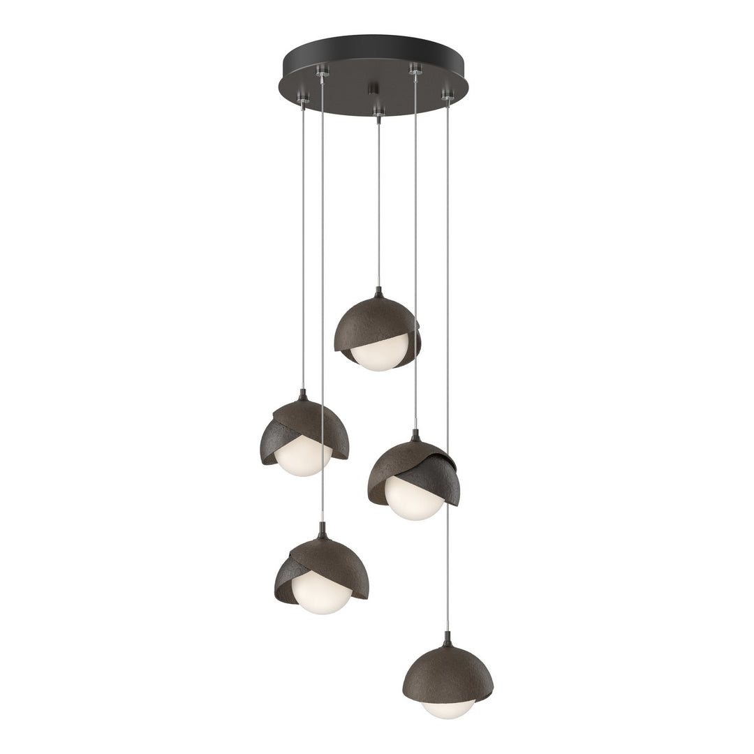 Hubbardton Forge Canada - 131125-SKT-STND-14-05-GG0711 - LED Pendant - Brooklyn - Oil Rubbed Bronze