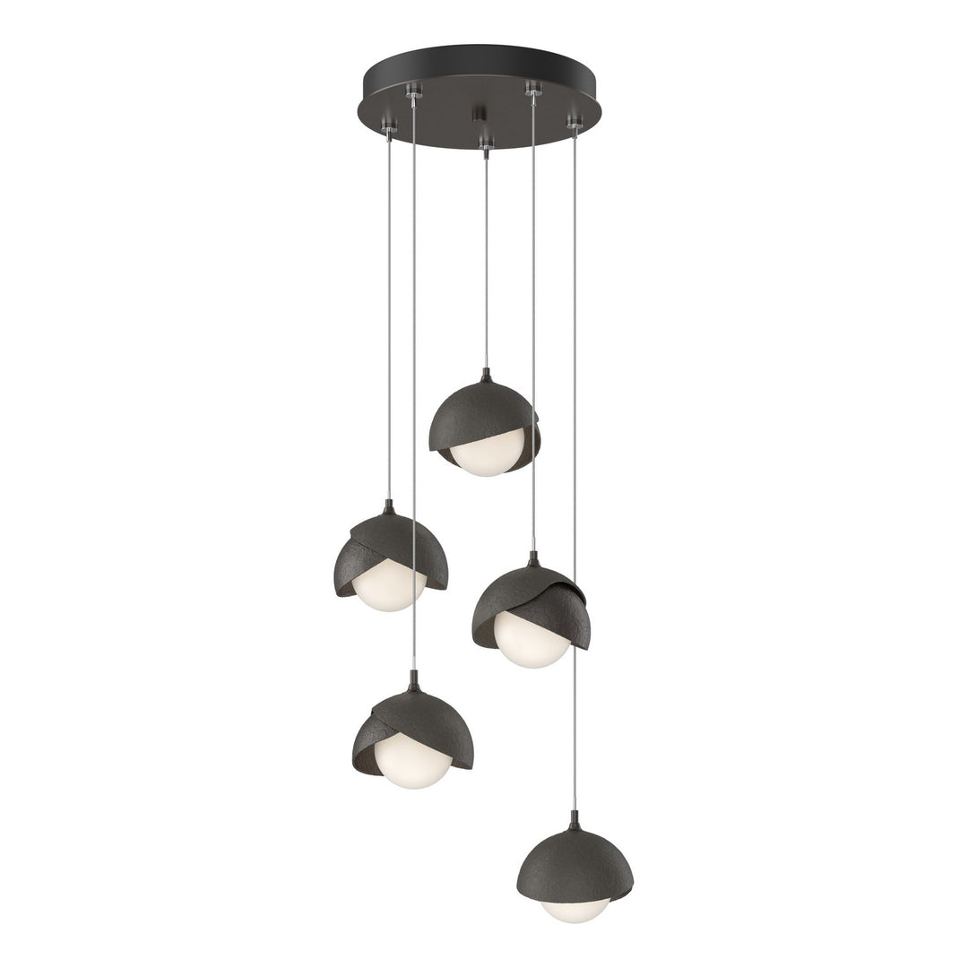 Hubbardton Forge Canada - 131125-SKT-STND-14-07-GG0711 - LED Pendant - Brooklyn - Oil Rubbed Bronze