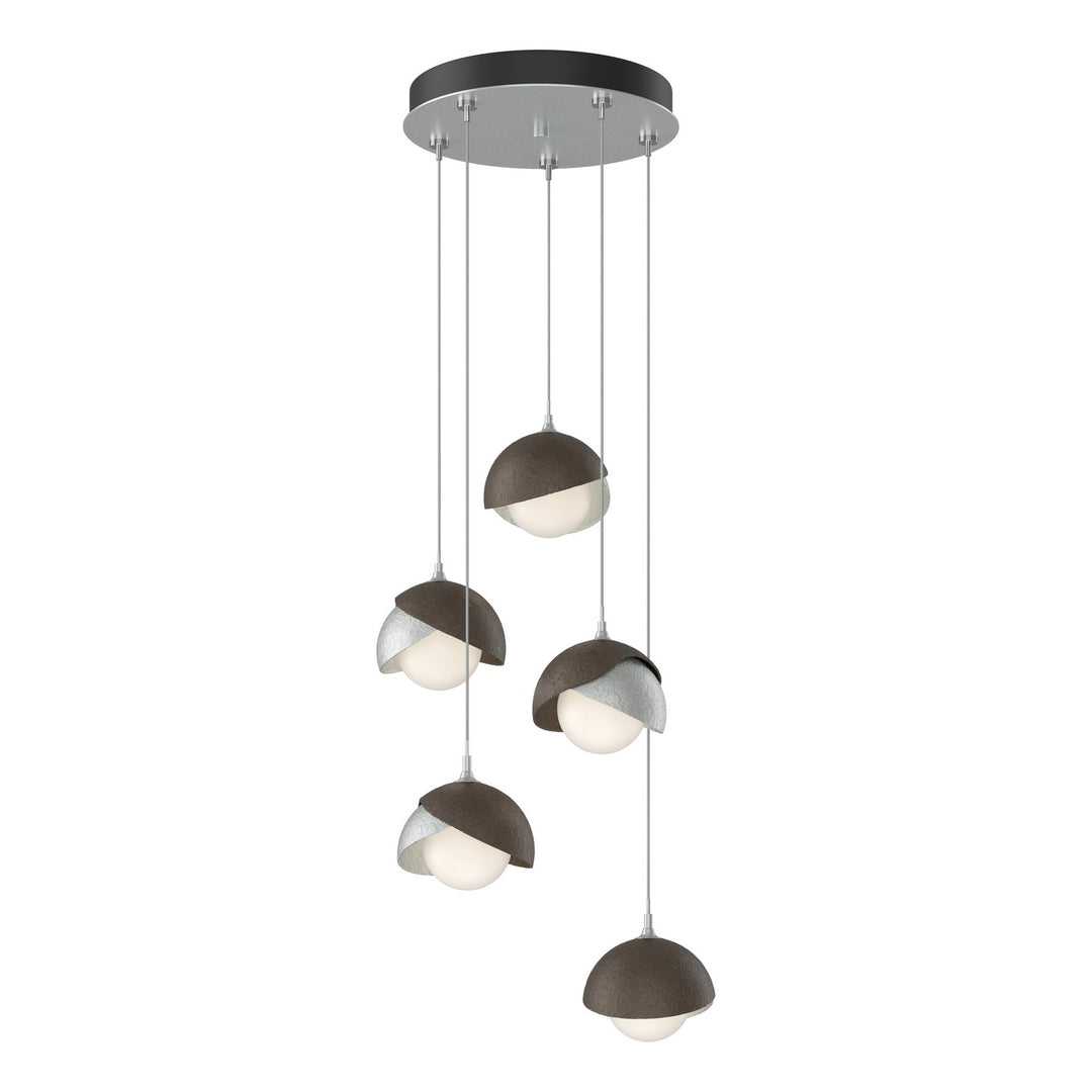 Hubbardton Forge Canada - 131125-SKT-STND-82-05-GG0711 - LED Pendant - Brooklyn - Vintage Platinum