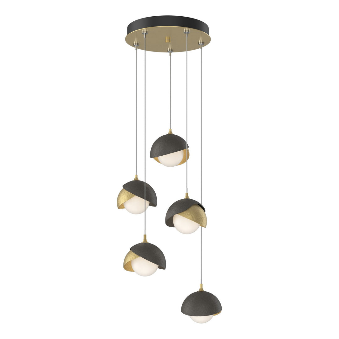 Hubbardton Forge Canada - 131125-SKT-STND-86-07-GG0711 - LED Pendant - Brooklyn - Modern Brass