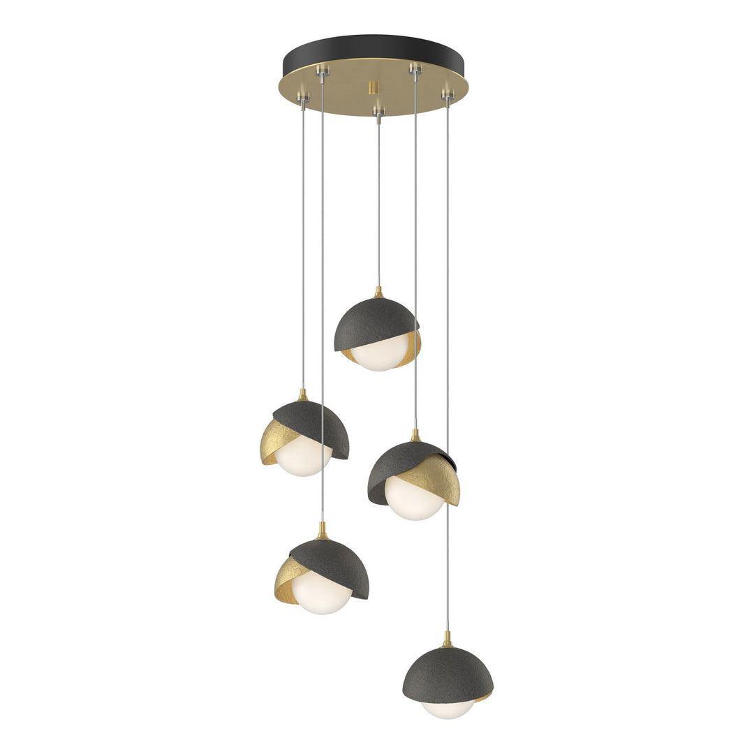 Hubbardton Forge Canada - 131125-SKT-STND-86-20-GG0711 - LED Pendant - Brooklyn - Modern Brass