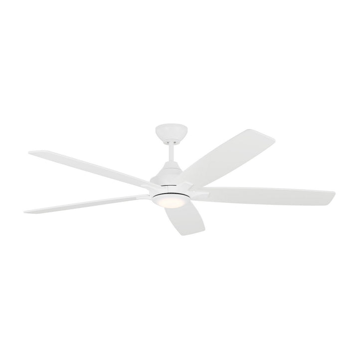 Lowden 60" Ceiling Fan in Matte White - available from The Lighting Shoppe, trusted by Canadian homeowners