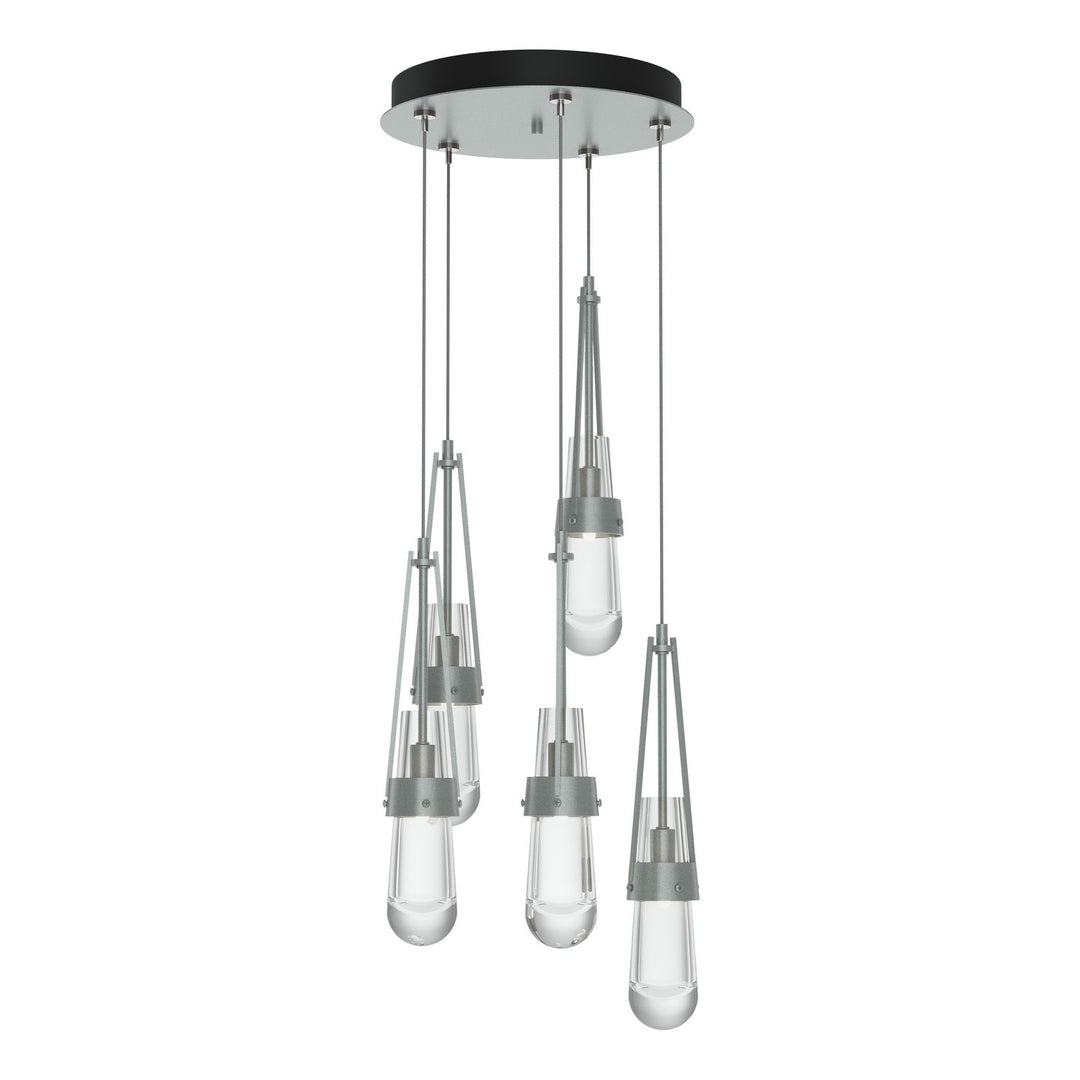 Hubbardton Forge Canada - 131127-SKT-STND-82-ZM0434 - LED Pendant - Link - Vintage Platinum