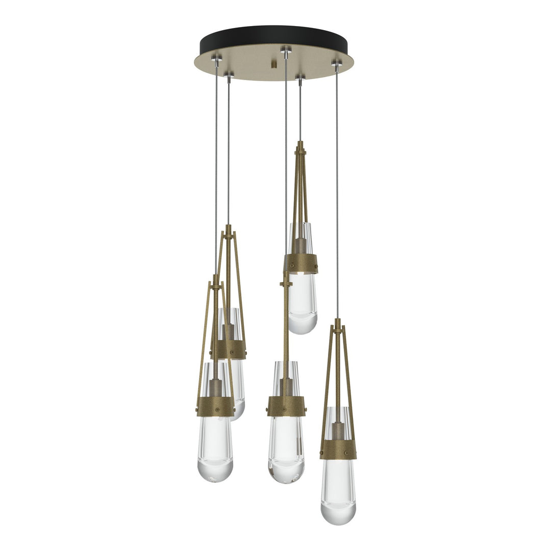 Hubbardton Forge Canada - 131127-SKT-STND-84-ZM0434 - LED Pendant - Link - Soft Gold