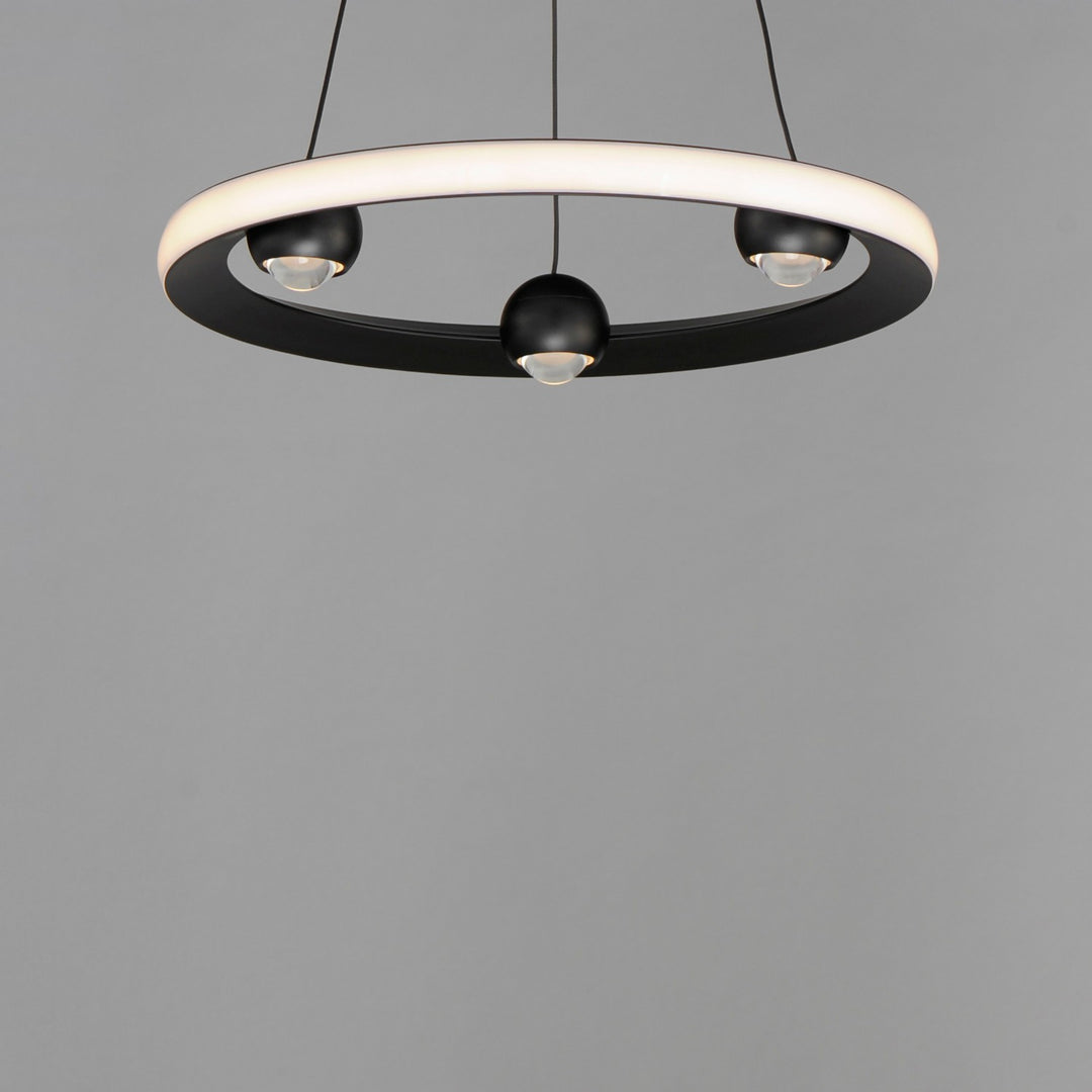ET2 - E23511-BK - LED Pendant - Nodes - Black