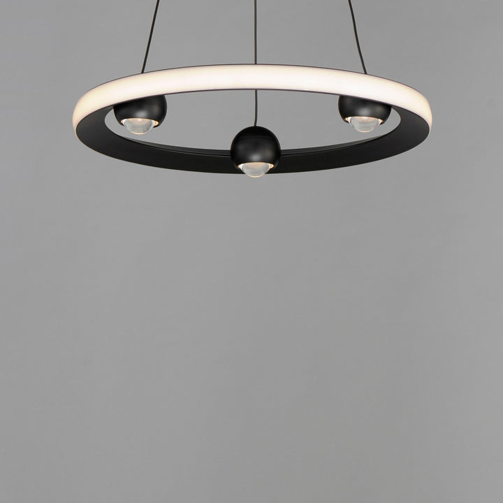 ET2 - E23511-BK - LED Pendant - Nodes - Black