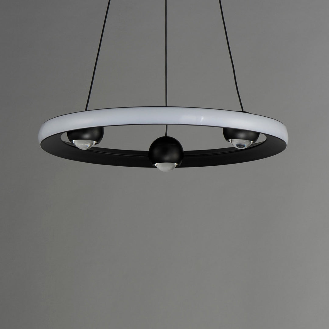 ET2 - E23511-BK - LED Pendant - Nodes - Black