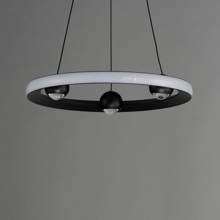 ET2 - E23511-BK - LED Pendant - Nodes - Black
