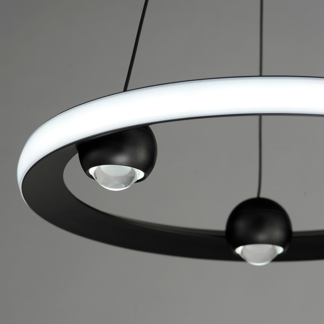 ET2 - E23511-BK - LED Pendant - Nodes - Black