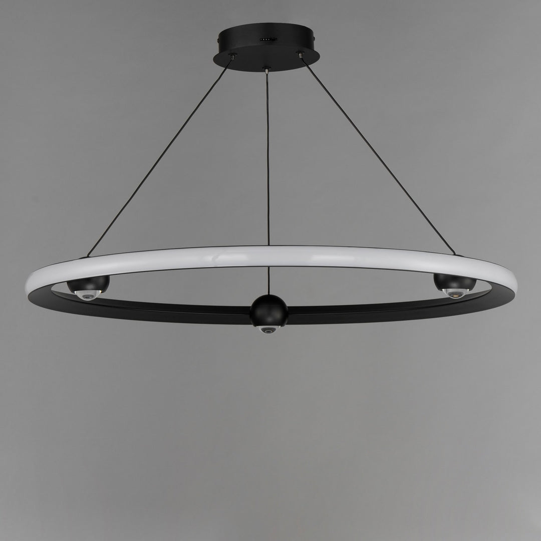 ET2 - E23513-BK - LED Pendant - Nodes - Black