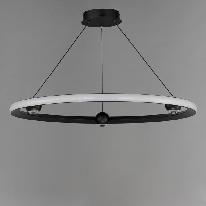 ET2 - E23513-BK - LED Pendant - Nodes - Black