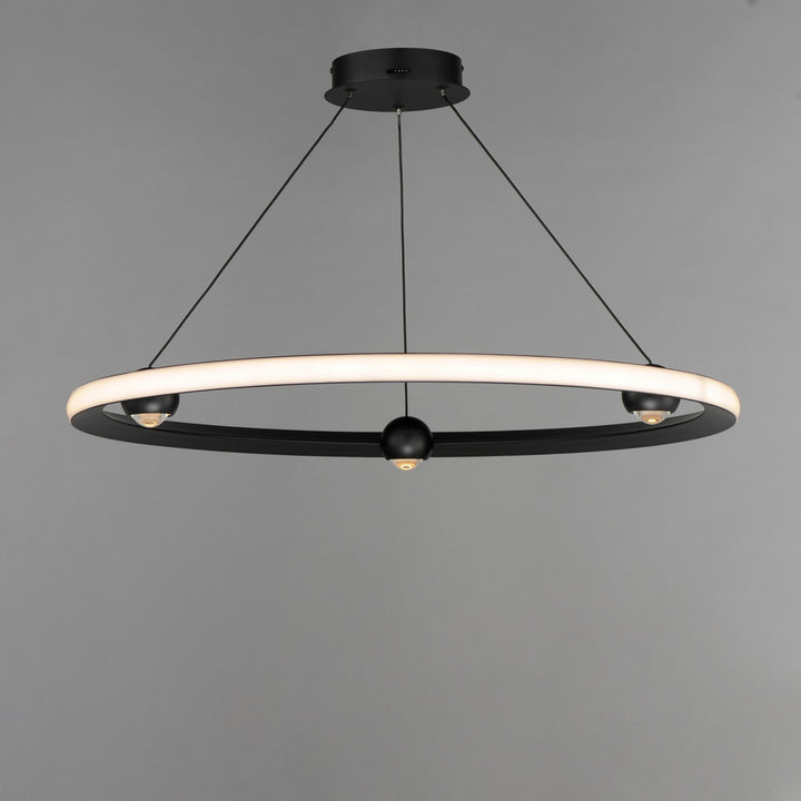 ET2 - E23513-BK - LED Pendant - Nodes - Black