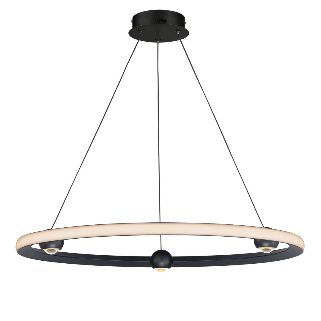 ET2 - E23513-BK - LED Pendant - Nodes - Black