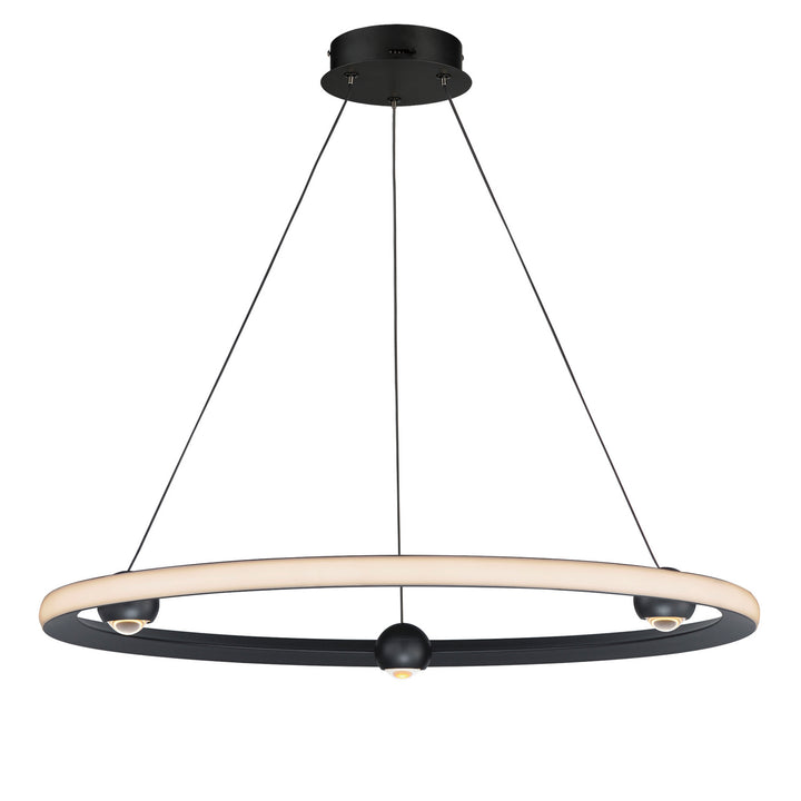 ET2 - E23513-BK - LED Pendant - Nodes - Black