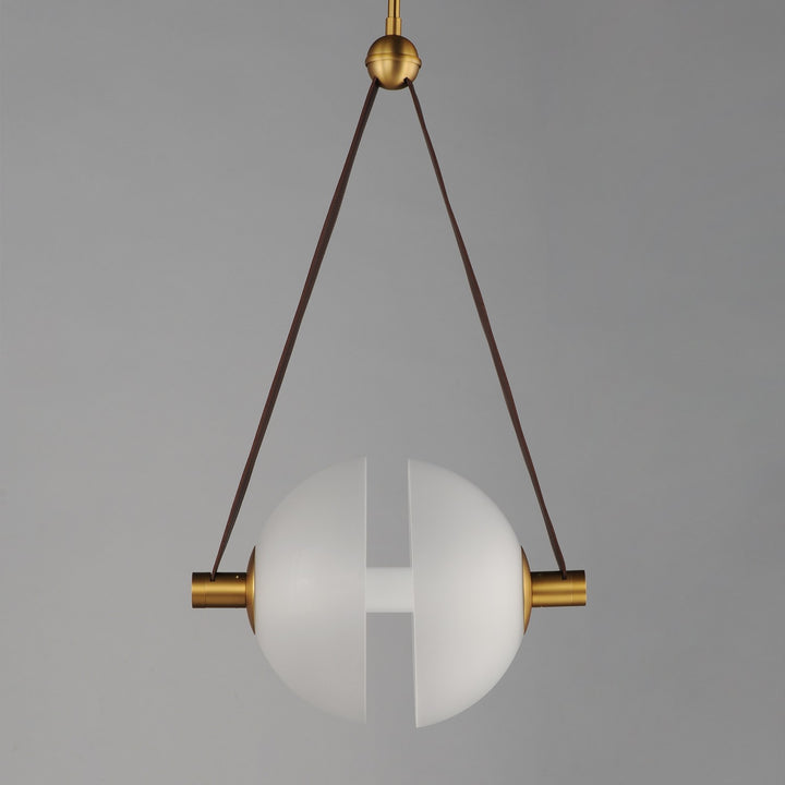ET2 - E24088-90NAB - LED Pendant - Dispatch - Natural Aged Brass