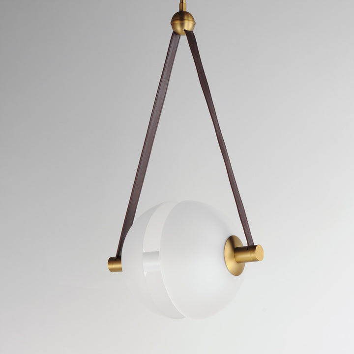 ET2 - E24088-90NAB - LED Pendant - Dispatch - Natural Aged Brass
