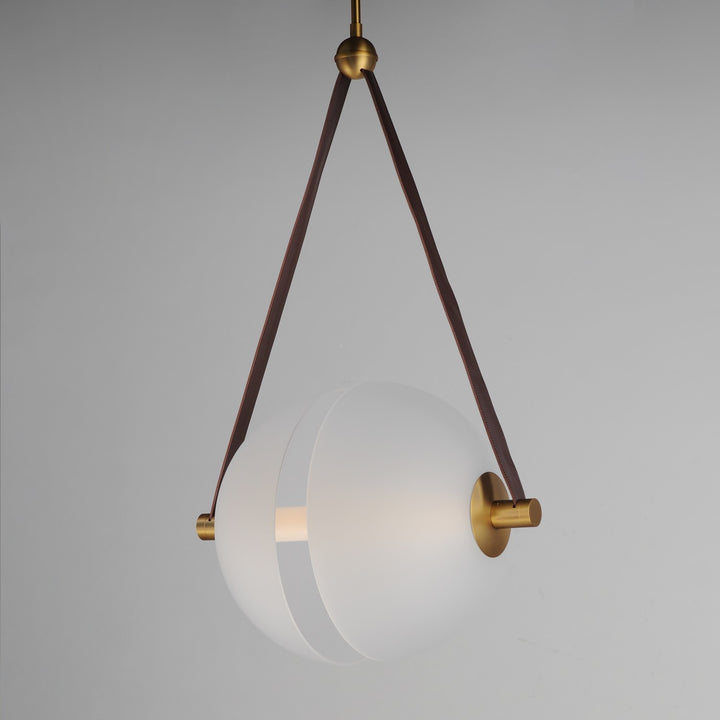 ET2 - E24089-90NAB - LED Pendant - Dispatch - Natural Aged Brass