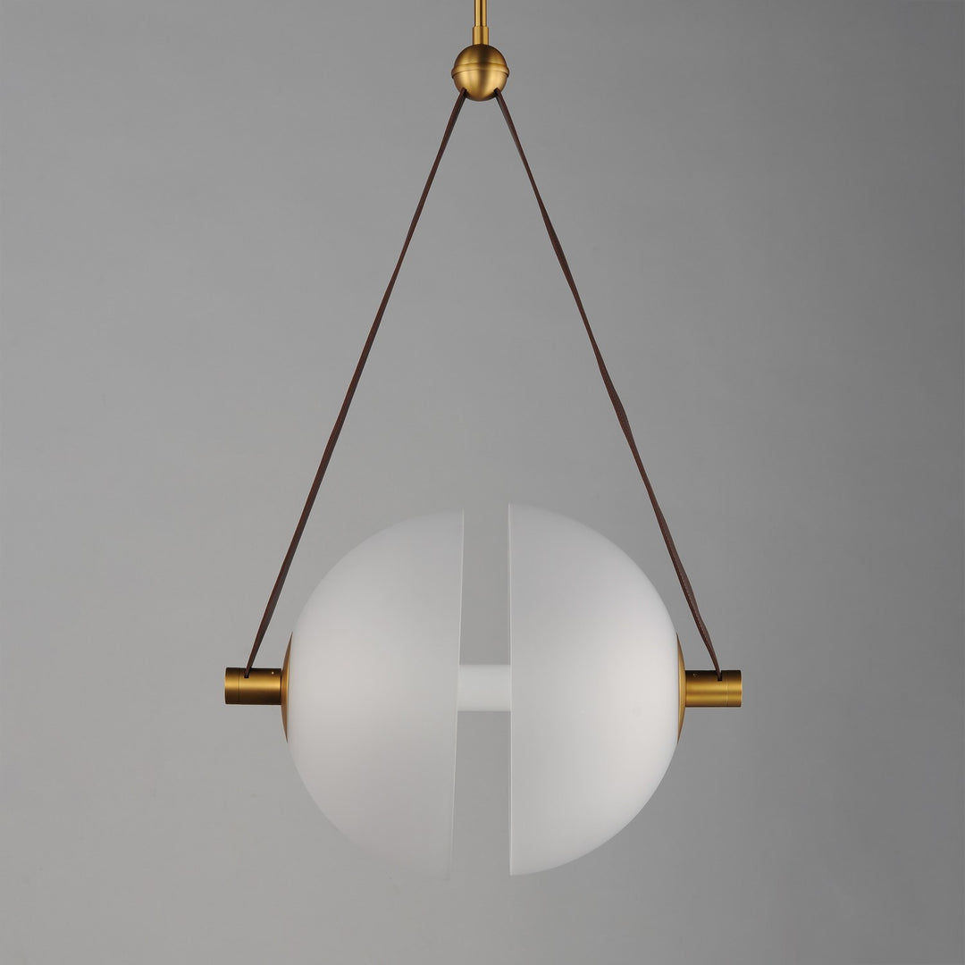 ET2 - E24089-90NAB - LED Pendant - Dispatch - Natural Aged Brass