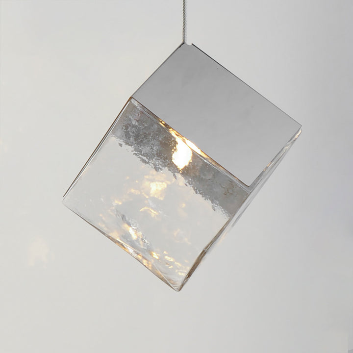 ET2 - E24681-28PC - LED Pendant - Ice Cube - Polished Chrome