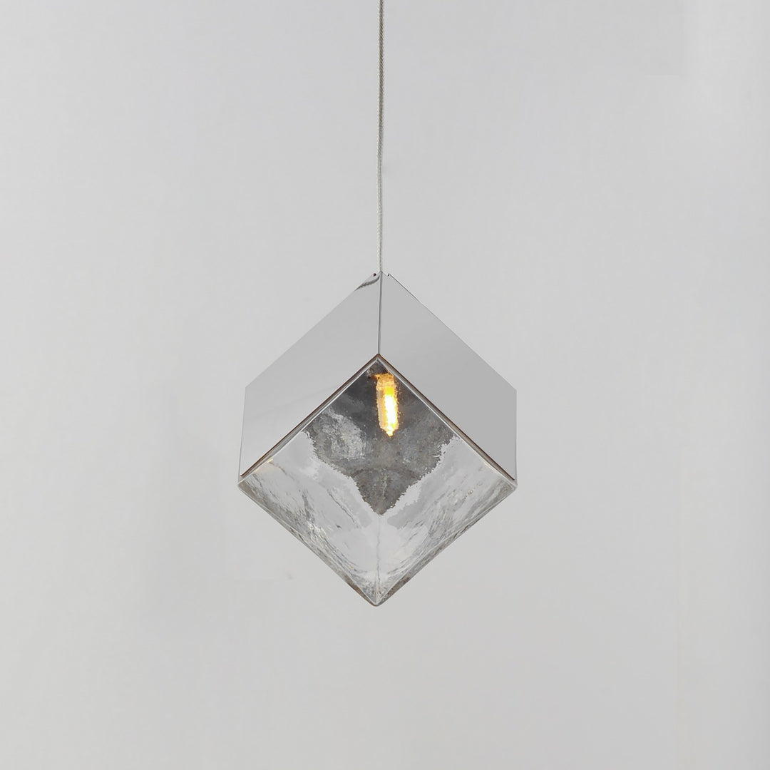 ET2 - E24681-28PC - LED Pendant - Ice Cube - Polished Chrome