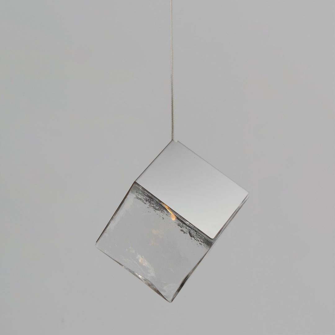 ET2 - E24681-28PC - LED Pendant - Ice Cube - Polished Chrome