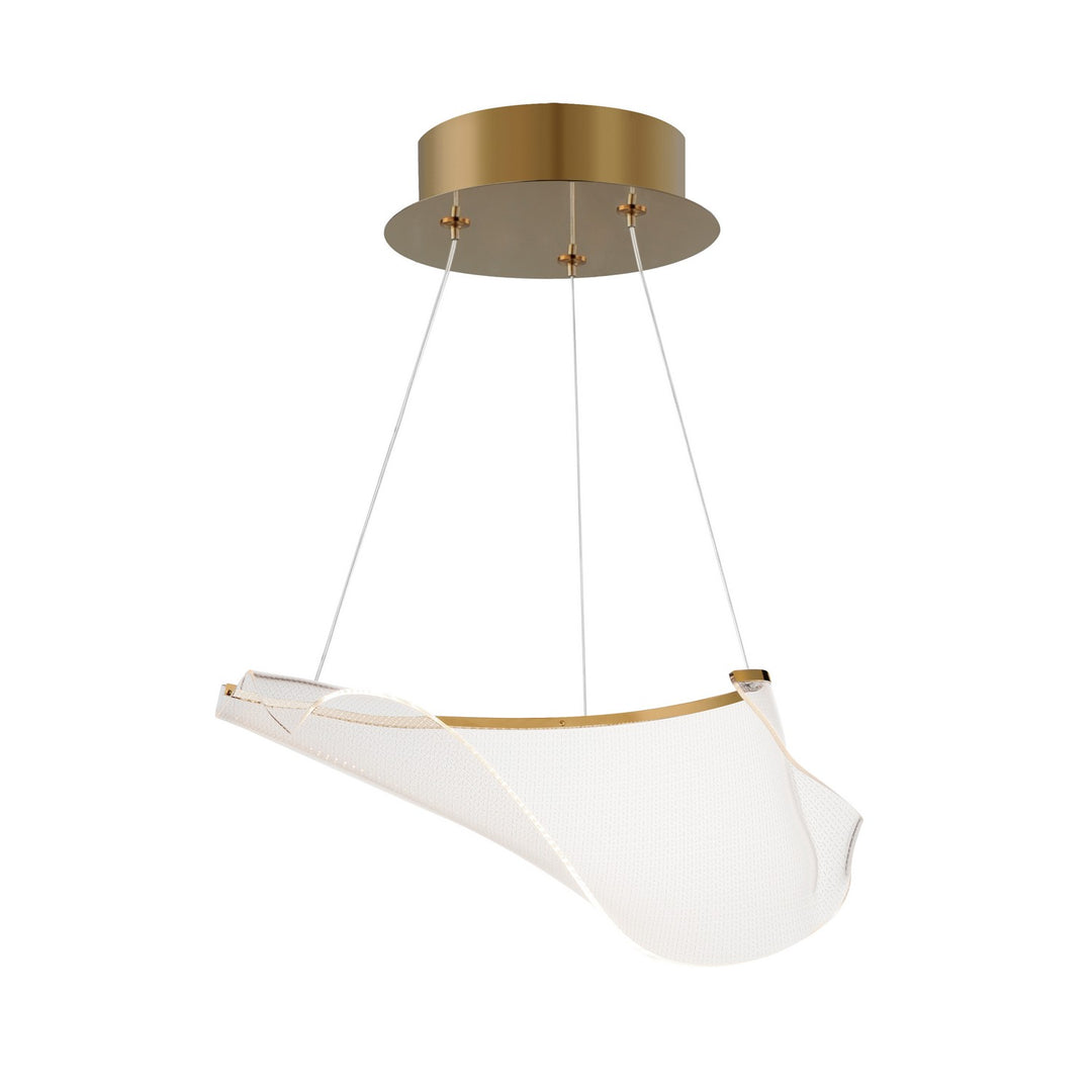 ET2 - E24881-133FG - LED Pendant - Rinkle - French Gold ...