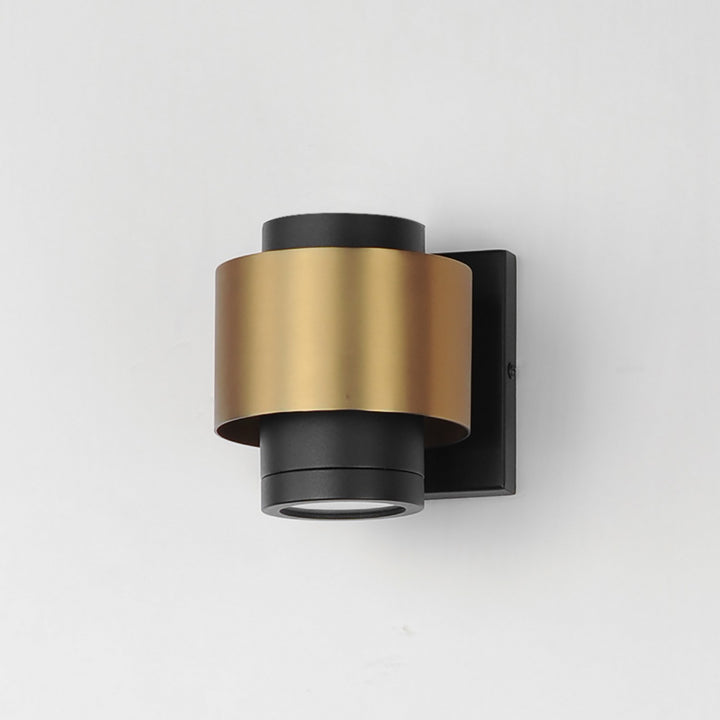 ET2 - E34752-BKGLD - LED Outdoor Wall Sconce - Reveal Outdoor - Black / Gold