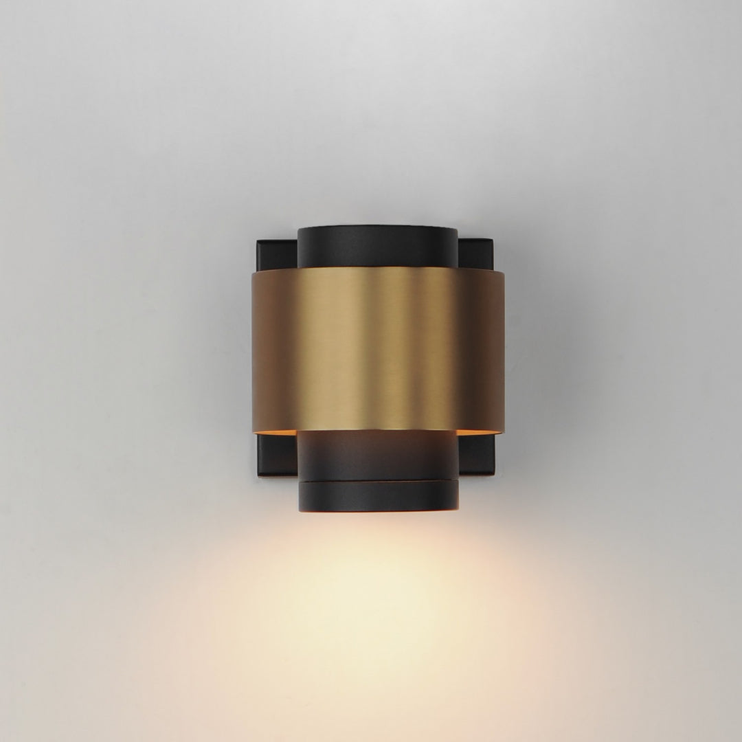 ET2 - E34752-BKGLD - LED Outdoor Wall Sconce - Reveal Outdoor - Black / Gold