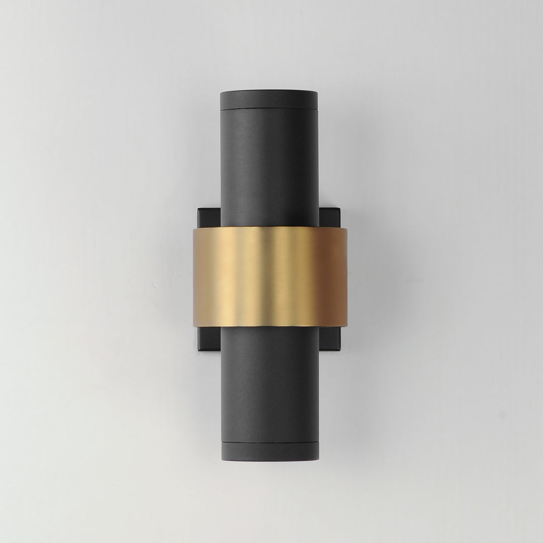 ET2 - E34754-BKGLD - LED Outdoor Wall Sconce - Reveal Outdoor - Black / Gold