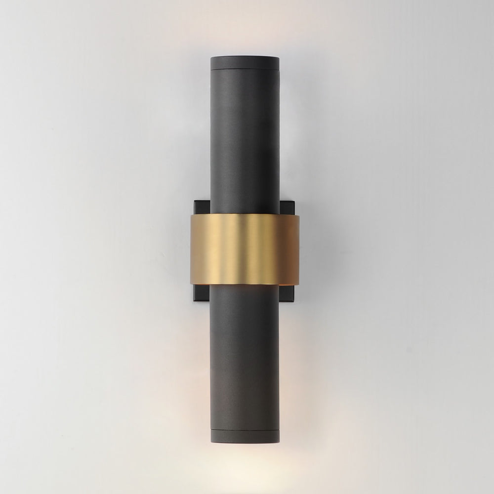 ET2 - E34756-BKGLD - LED Outdoor Wall Sconce - Reveal Outdoor - Black / Gold